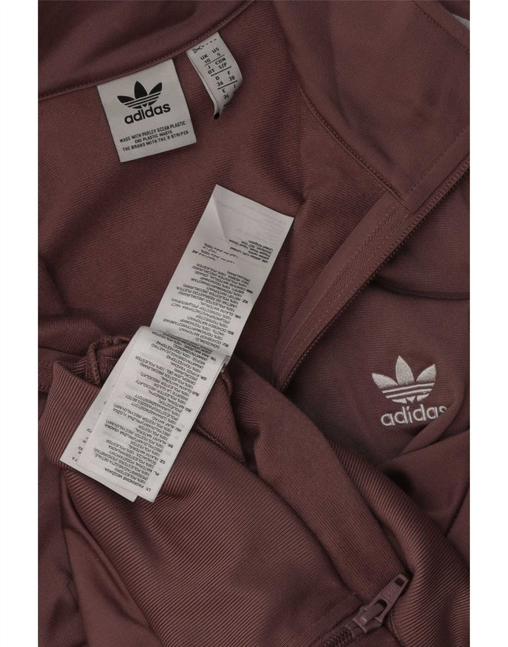 Jachetă de trening pentru femei Adidas UK 10, poliester roz mic