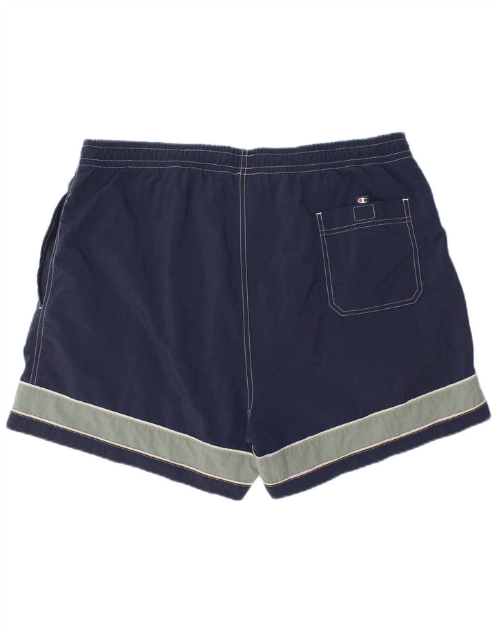 Pantaloni scurți de înot Champion pentru bărbați, XL, bleumarin, poliamidă color bloc