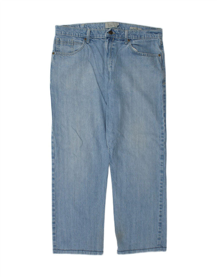 MARKS & SPENCER Mens Regular Fit Straight Jeans W36 L26 Blue Cotton Vintage Marks & Spencer and Second-Hand Marks & Spencer from Messina Hembry 
