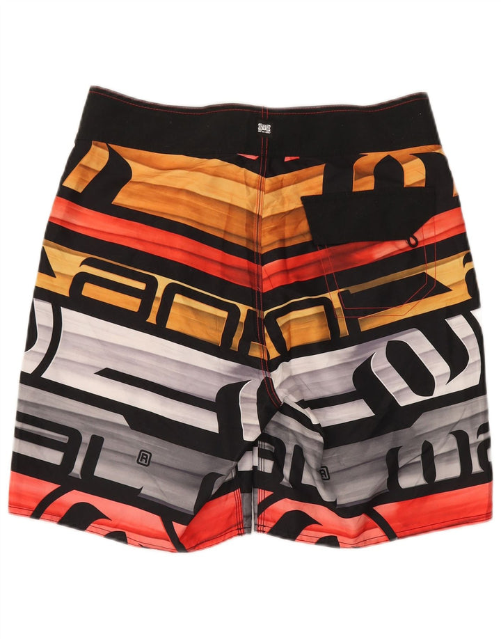 Pantaloni scurți de înot cu grafic pentru bărbați ANIMAL, poliester cu dungi mari, multicolore