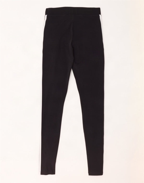 Leggings pentru femei Adidas UK 8 Small Black Bumbac