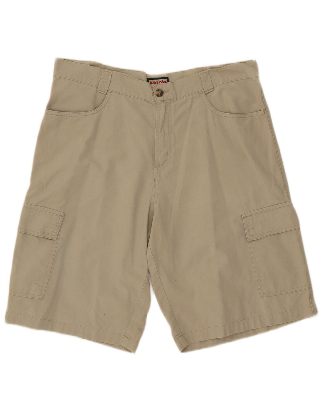 Pantaloni scurți cargo pentru bărbați Invicta IT 54 2XL W36 bumbac bej
