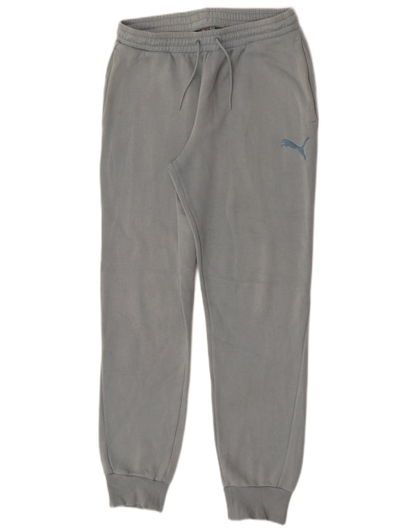 Pantaloni de trening Puma pentru femei Joggeri UK 14 Bumbac albastru mediu