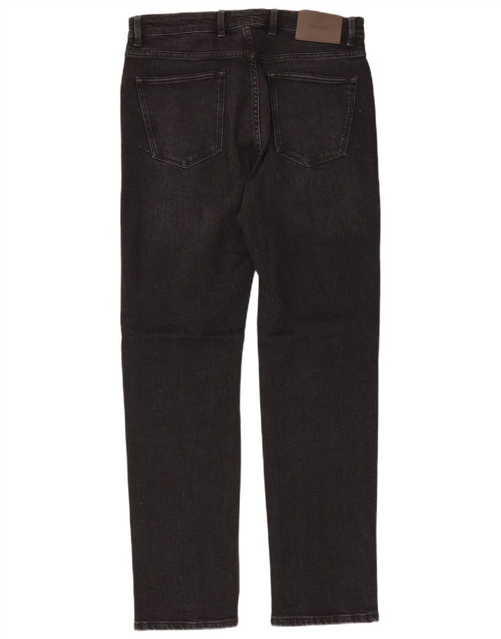 Massimo Dutti Blugi pentru bărbați slim EU 40 Medium W31 L31 Bumbac negru