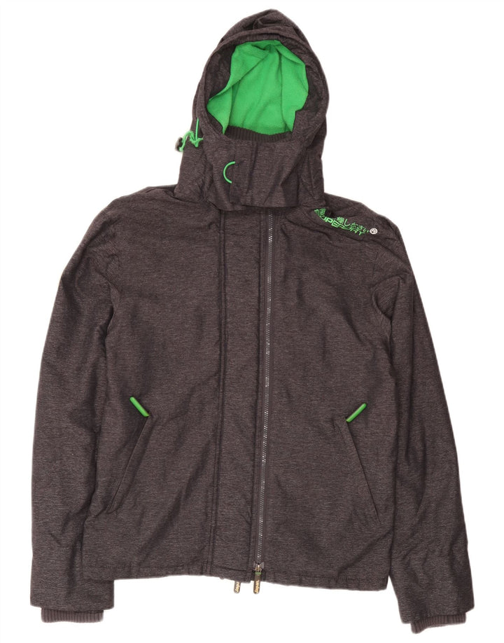 Jachetă Windbreaker Superdry pentru bărbați UK 38 Medium Grey Flecked