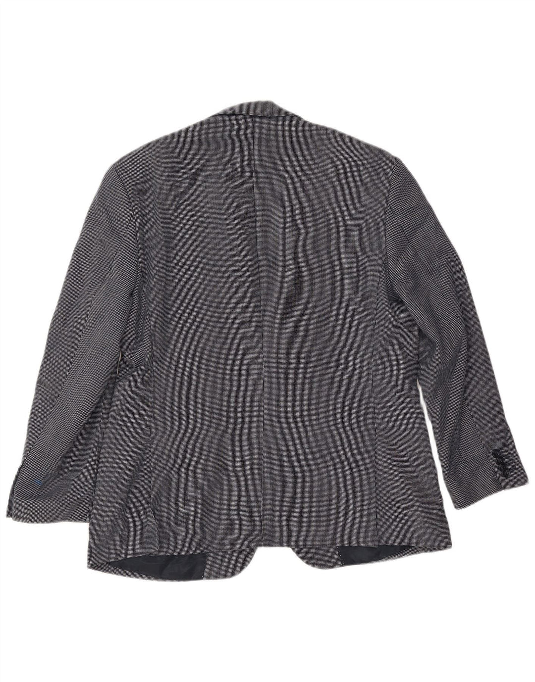Jachetă pentru bărbați Marks & Spencer Blazer scurtă UK 42, mare, bleumarin, pete