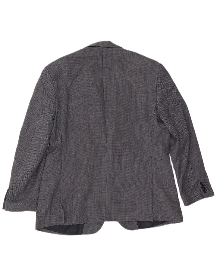 Jachetă pentru bărbați Marks & Spencer Blazer scurtă UK 42, mare, bleumarin, pete