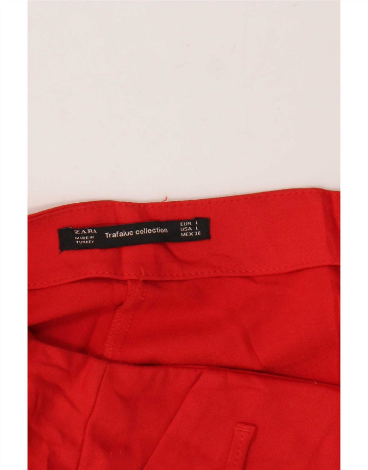 Fusta pentru femeie Zara UK 14 Large Red