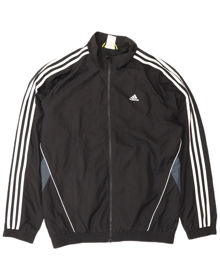 Jachetă de trening pentru bărbați Adidas UK 38/40 Medium Black Colorblock