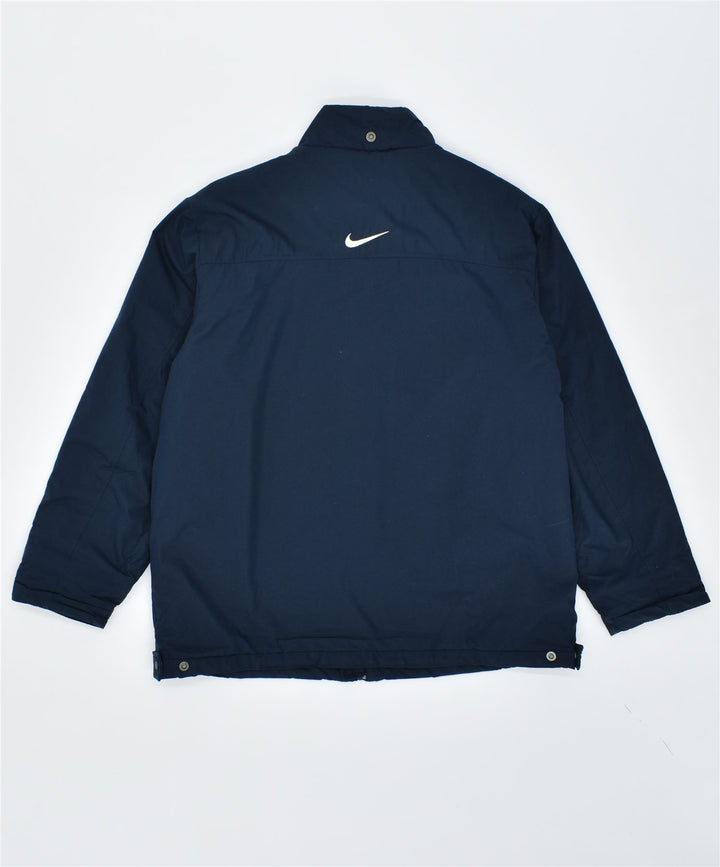 Jachetă de vânt pentru bărbați NIKE UK 42/44 Poliester mare bleumarin