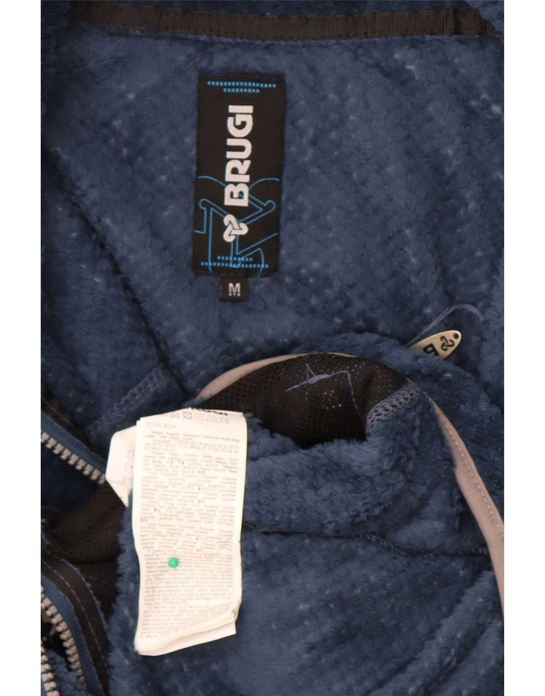 Jachetă fleece pentru bărbați Brugi UK 38 Medium Bleumarin Poliester