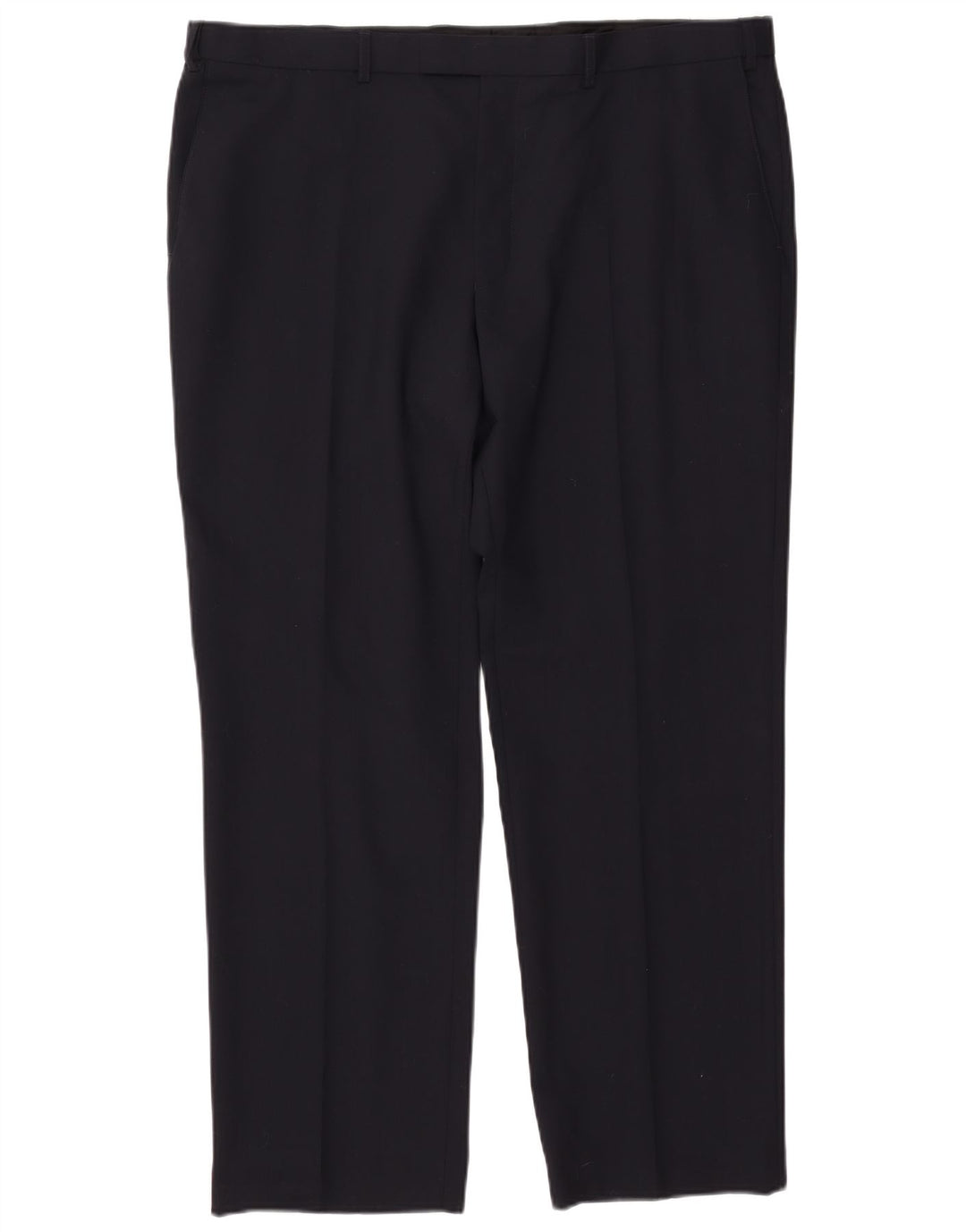 MARKS & SPENCER Pantaloni drepți de performanță pentru bărbați L42 L31 bleumarin