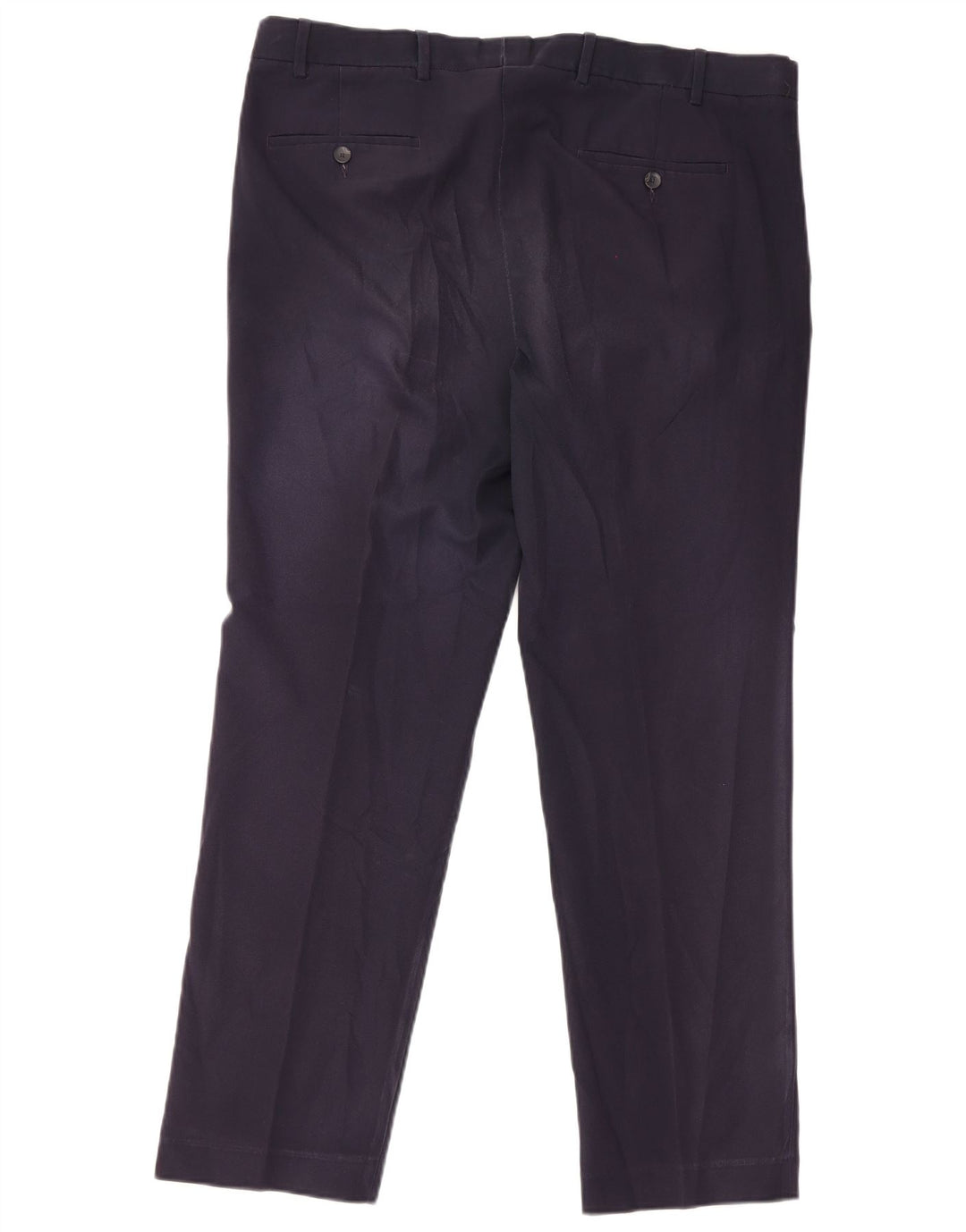Pantaloni de costum obișnuiți, drepti, pentru bărbați, Marks & Spencer, L38 L31, bleumarin