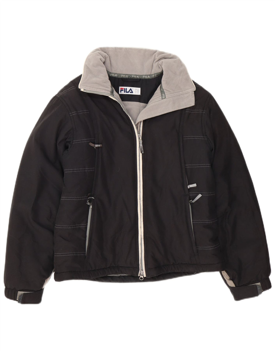 Jachetă căptușită pentru femei FILA IT 44 Poliester mediu negru