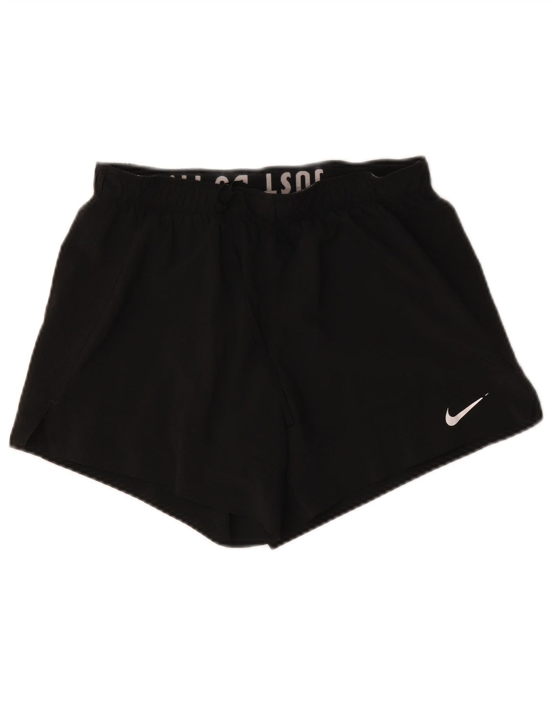 Pantaloni scurți sport Nike Dri Fit pentru femei UK 14 Poliester mediu negru