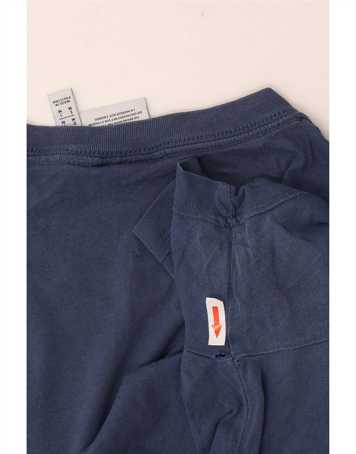 Tricou pentru bărbați Adidas Top Mediu Bleumarin Bumbac