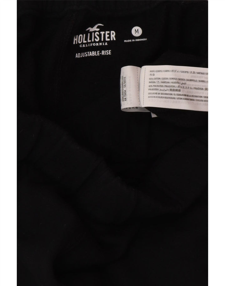 HOLLISTER Pantaloni de trening pentru bărbați Joggeri, bumbac mediu negru