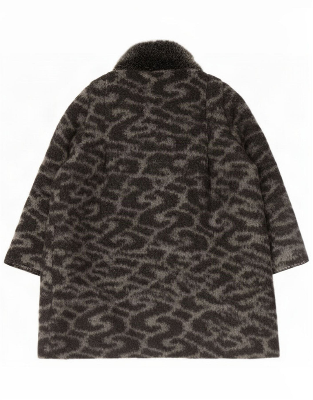 French Connection Pardesiu pentru femei cu model abstract UK 8 Small Grey