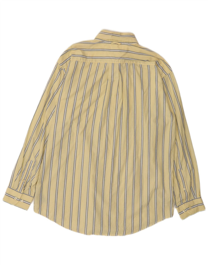 Cămașă pentru bărbați Tommy Hilfiger, bumbac cu dungi galbene mari