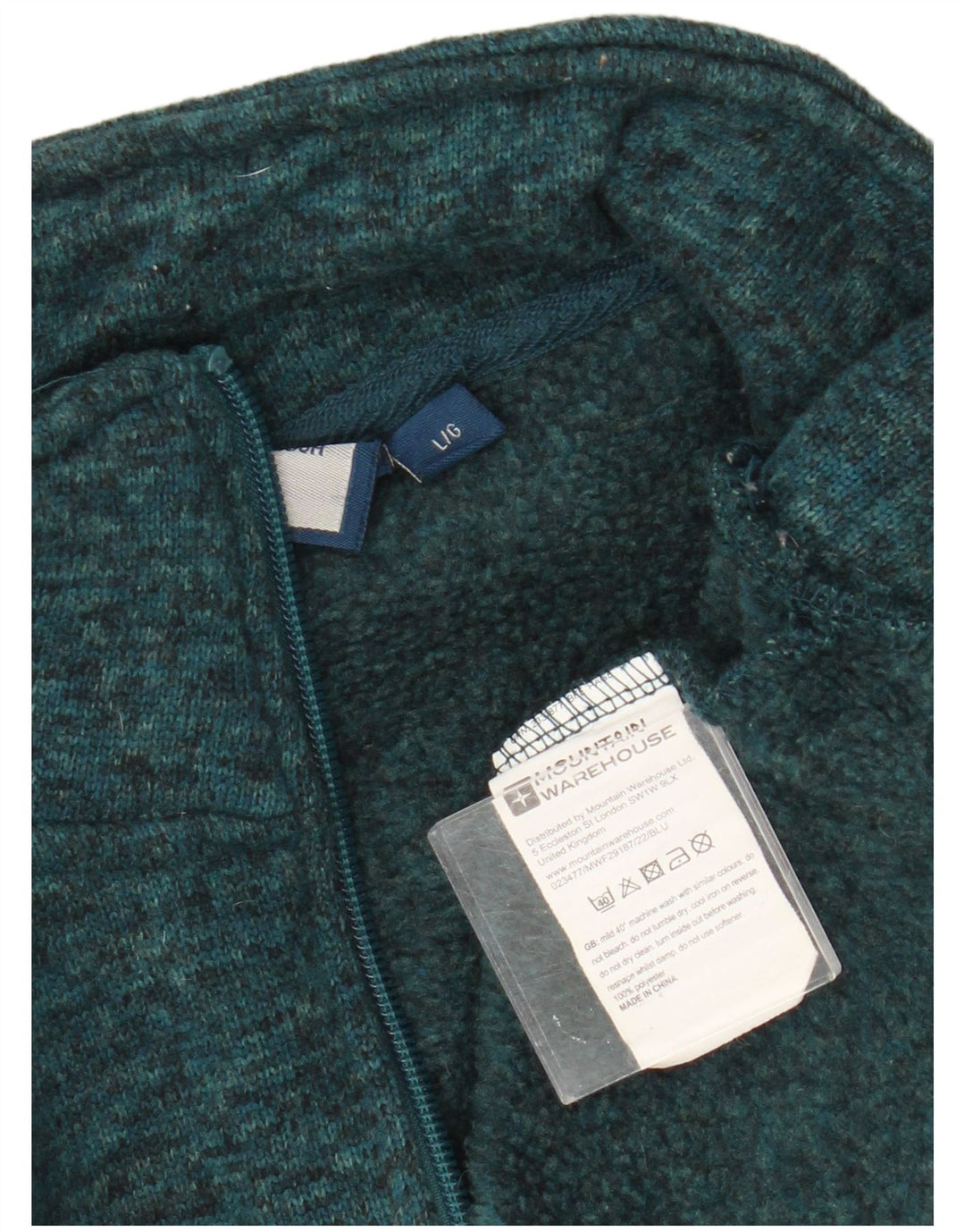 Hanorac pentru bărbați Mountain Warehouse Pulover mare din poliester cu pată verde