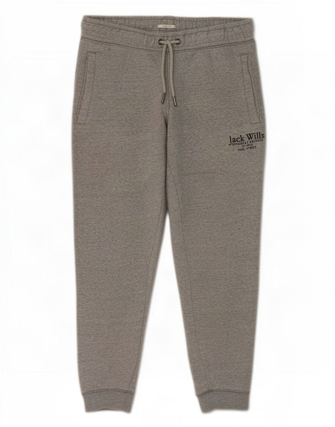 Pantaloni de trening Jack Wills Slim Fit Pantaloni de jogging din bumbac gri mediu
