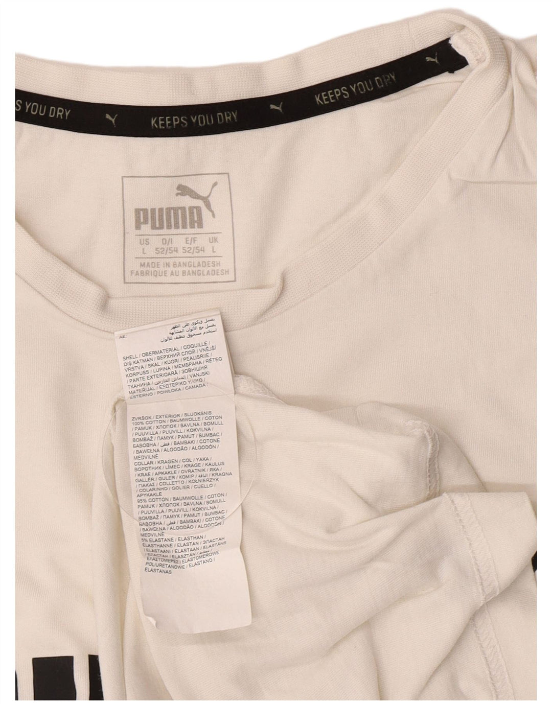 Vesta grafică pentru bărbați Puma, mare, alb, bumbac