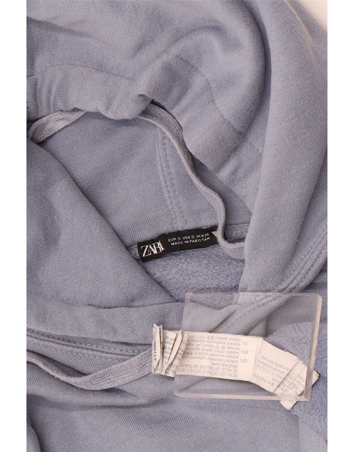 Pulover supradimensionat pentru femei Zara UK 10 Poliester albastru mic