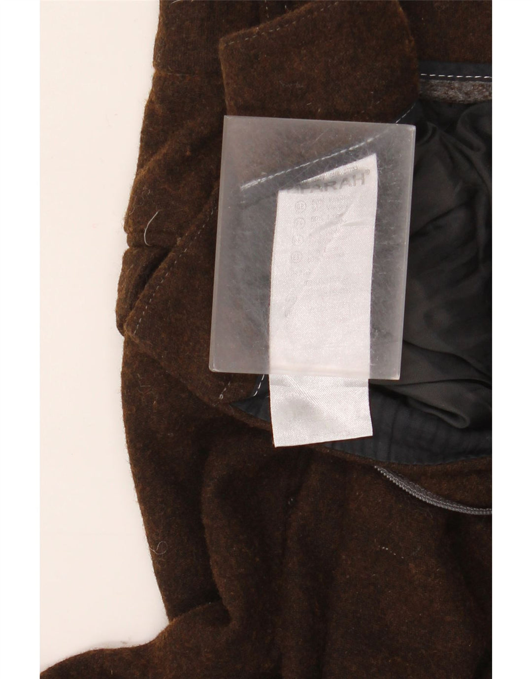 FARAH Pantaloni drepți pentru bărbați L34 L26 Lână maro