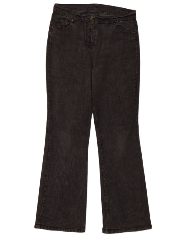 Blugi Bootcut pentru femei Marks & Spencer UK 12 Medium W30 L29 Bumbac negru