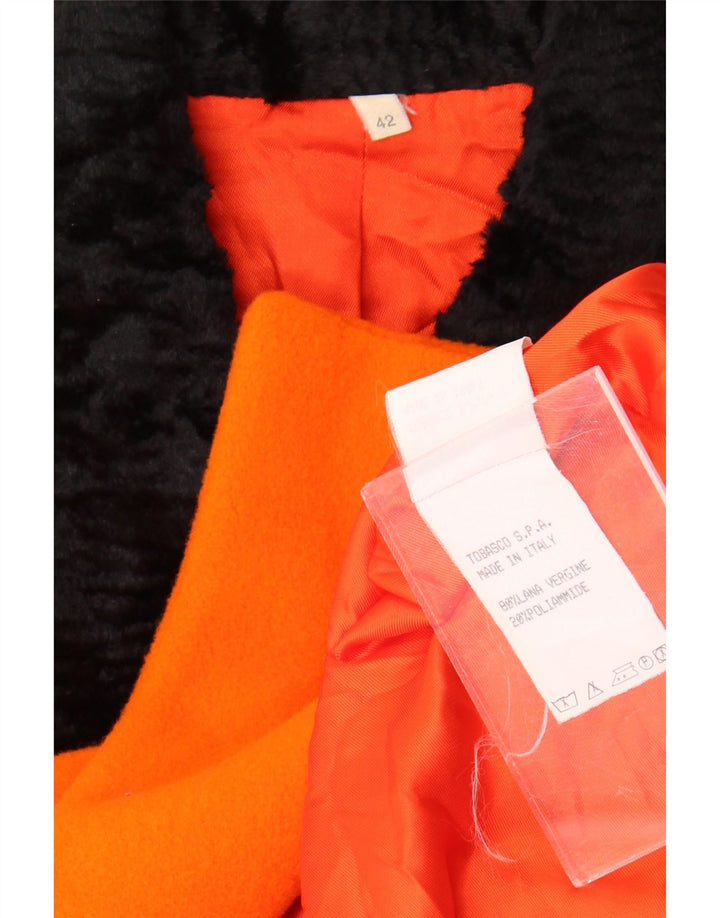 Jachetă vintage pentru femei cu două piepturi, portocaliu mediu UK 14