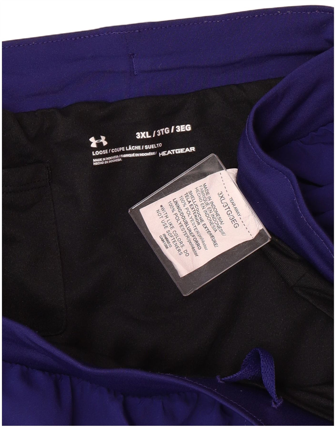 Pantaloni scurti sport pentru femei UNDER ARMOUR Heat Gear UK 22 3XL Poliester bleumarin