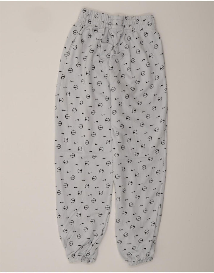 Pantaloni de trening grafic NIKE pentru bărbați, pantaloni de jogging, mici, albastru, bumbac
