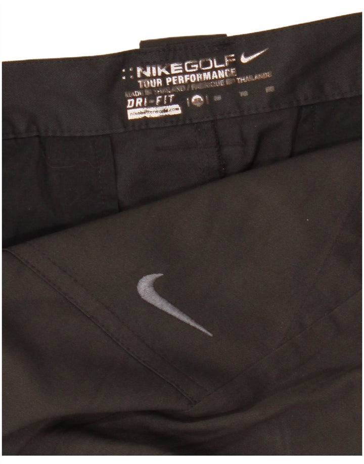 Pantaloni scurți chino Dri Fit Nike pentru bărbați W38 XL poliester negru