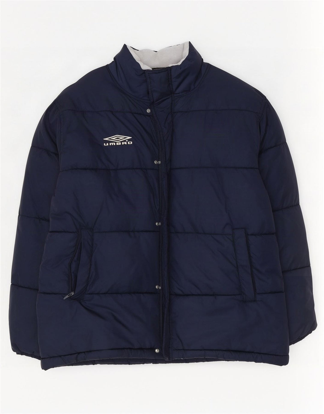 Jachetă căptușită pentru bărbați Umbro UK 42 XL Nailon bleumarin