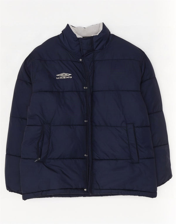 Jachetă căptușită pentru bărbați Umbro UK 42 XL Nailon bleumarin