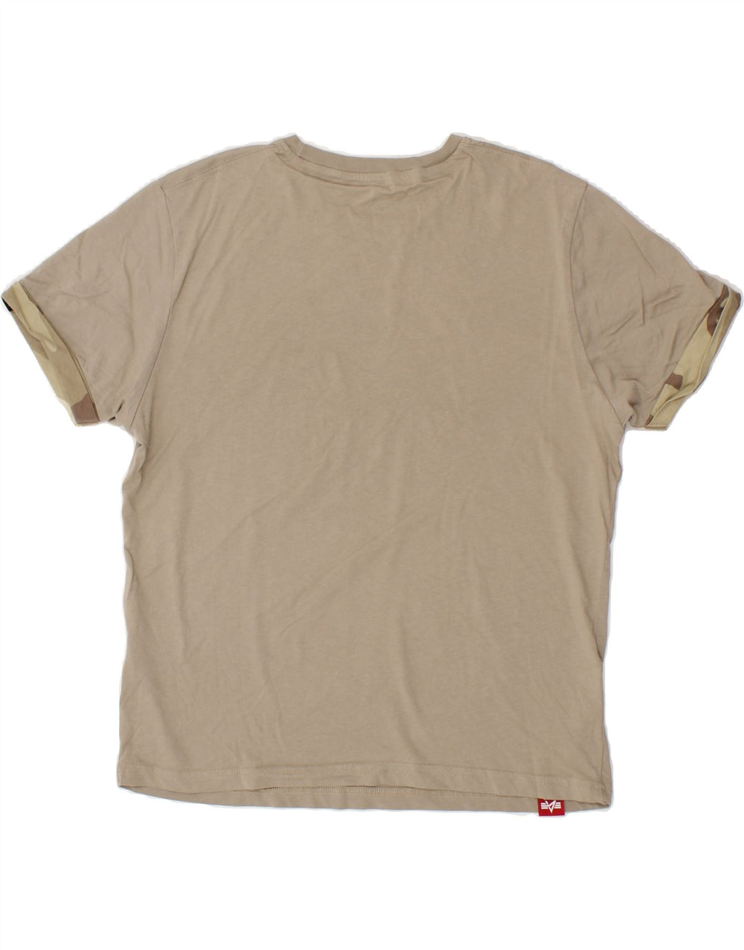 ALPHA INDUSTRIES Womens T-Shirt Top UK 14 Medium Grey Cotton Vintage Alpha Industries and Second-Hand Alpha Industries from Messina Hembry 