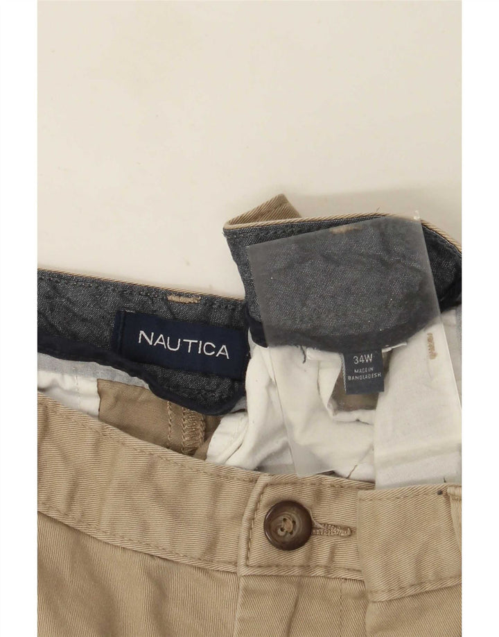 Pantaloni scurți chino pentru bărbați Nautica W34 Large Beige