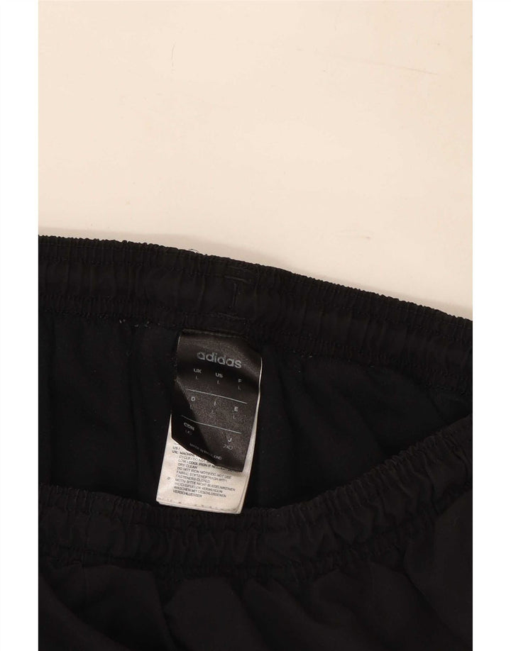 Pantaloni de trening pentru bărbați Adidas Pantaloni de jogging, mari, negru, poliester