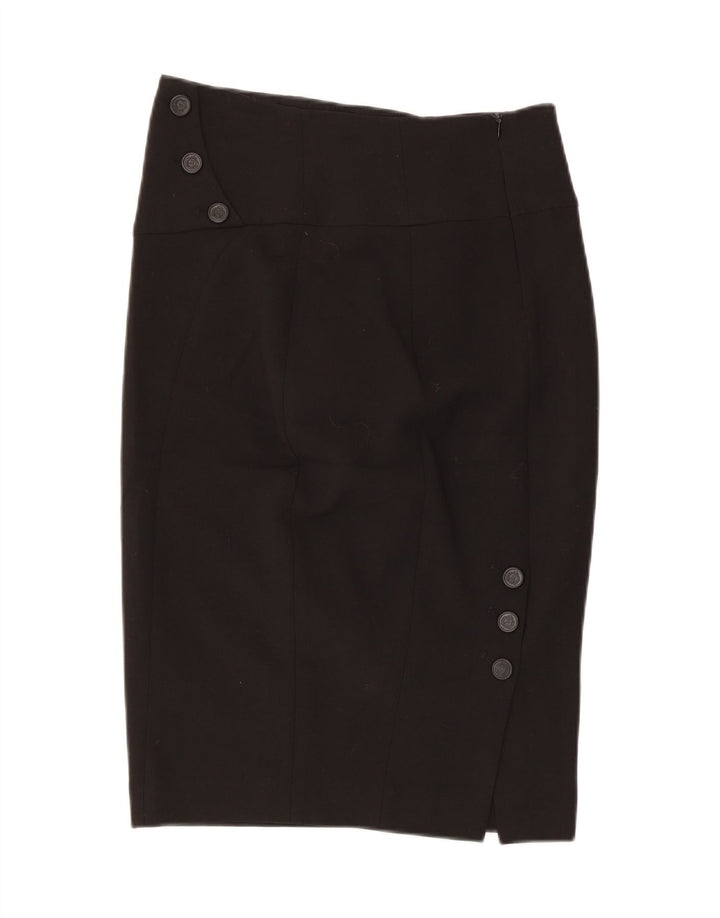 Fusta creion pentru femei Zara Medium W28 Poliester negru