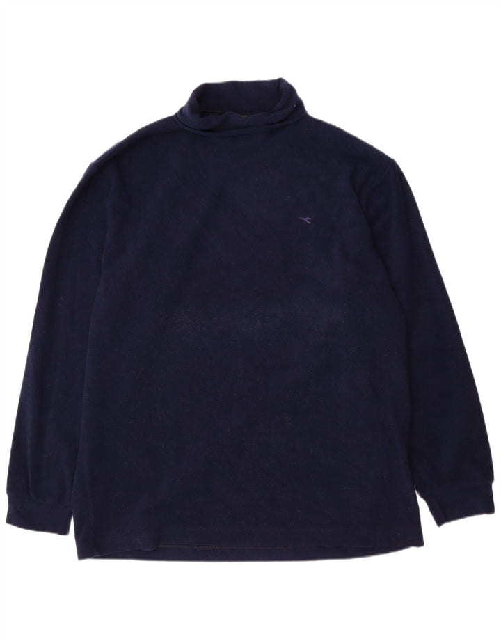 Pulover pentru bărbați DIADORA din lână XL bleumarin Poliester