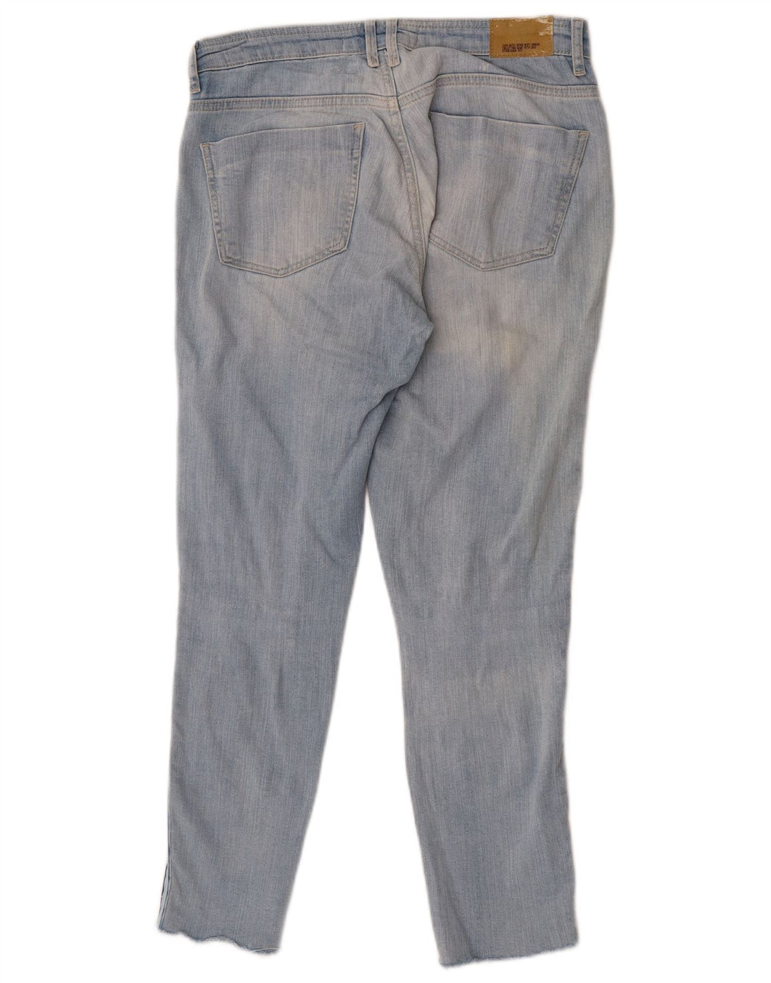 Blugi slim pentru femei Zara EU 38 Mici W28 L27 Albastru Colorblock