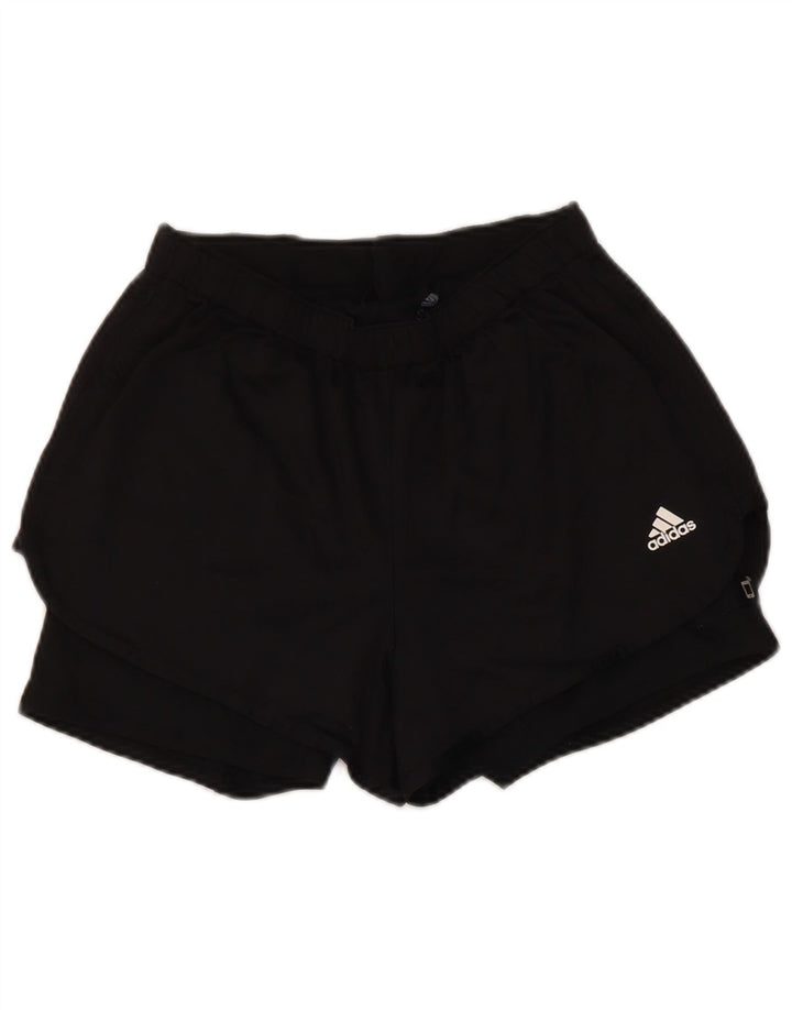 Pantaloni scurți sport Aeroready Adidas pentru bărbați, poliester negru mic