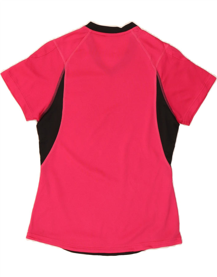 ADIDAS Womens Climacool T-Shirt Top UK 10 Small  Pink Polyester Vintage Adidas and Second-Hand Adidas from Messina Hembry 