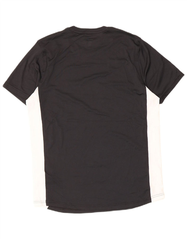 Tricou Under Armour pentru bărbați Top mare, negru, poliester color bloc