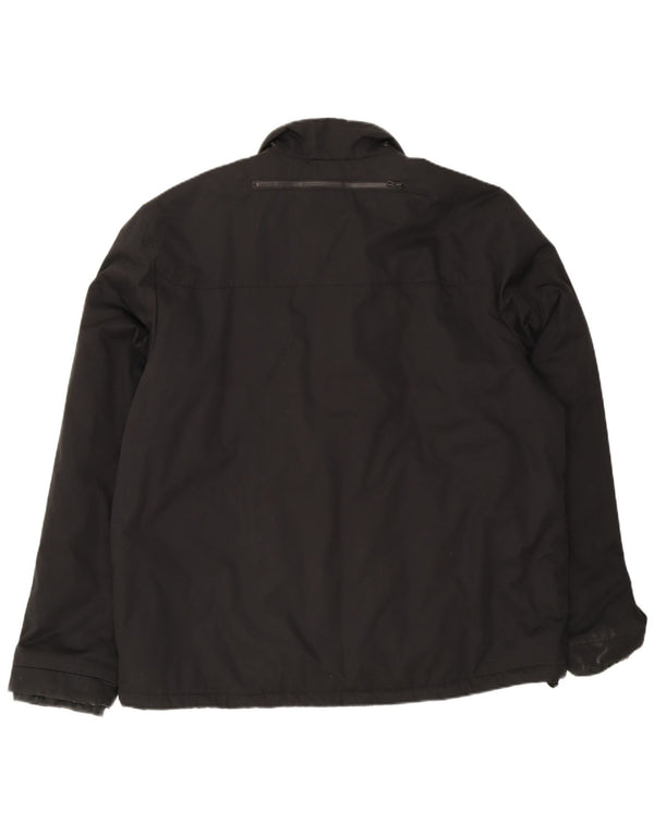 Jachetă de vânt pentru bărbați Adidas UK 44 2XL, bumbac negru