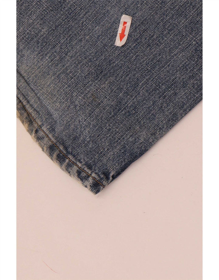 Blugi Lee Seattle Distressed drepte pentru bărbați W34 L36 albastru