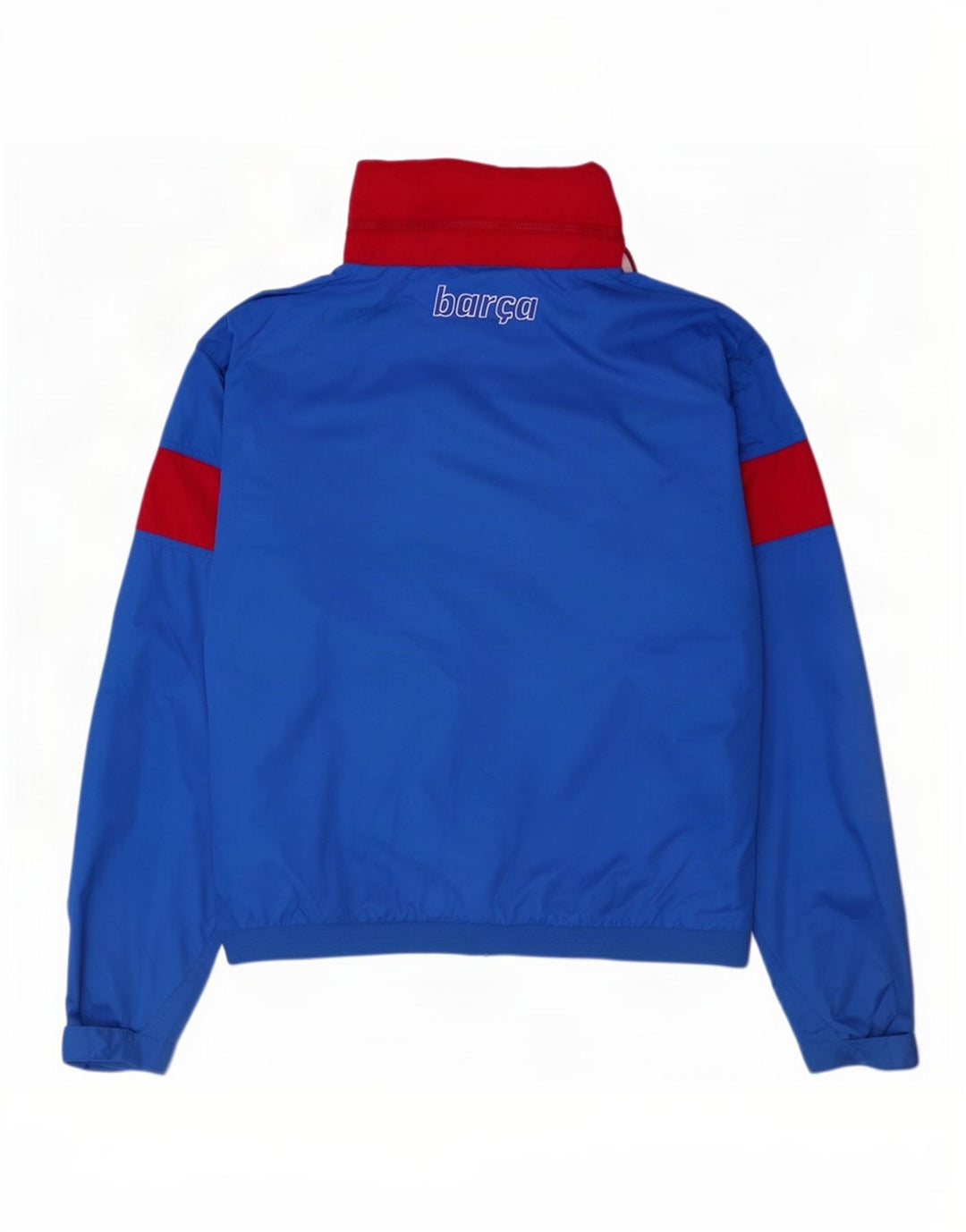 Jachetă de top pentru trening grafic Barcelona Nike pentru bărbați, albastru mediu, color block