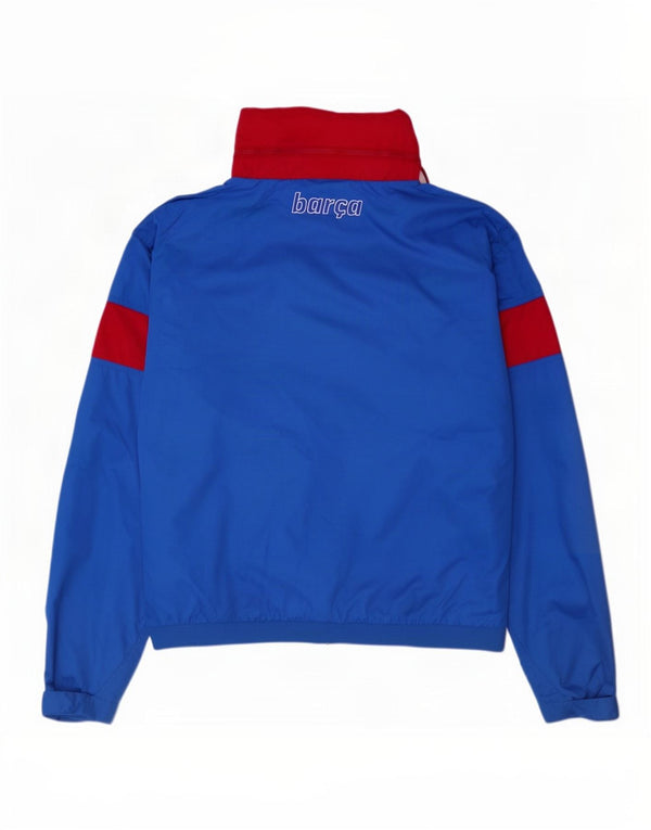 Jachetă de top pentru trening grafic Barcelona Nike pentru bărbați, albastru mediu, color block