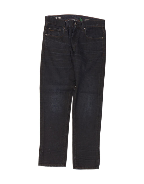 Blugi G-Star 3301 Slim pentru bărbați W29 L30 Bumbac bleumarin