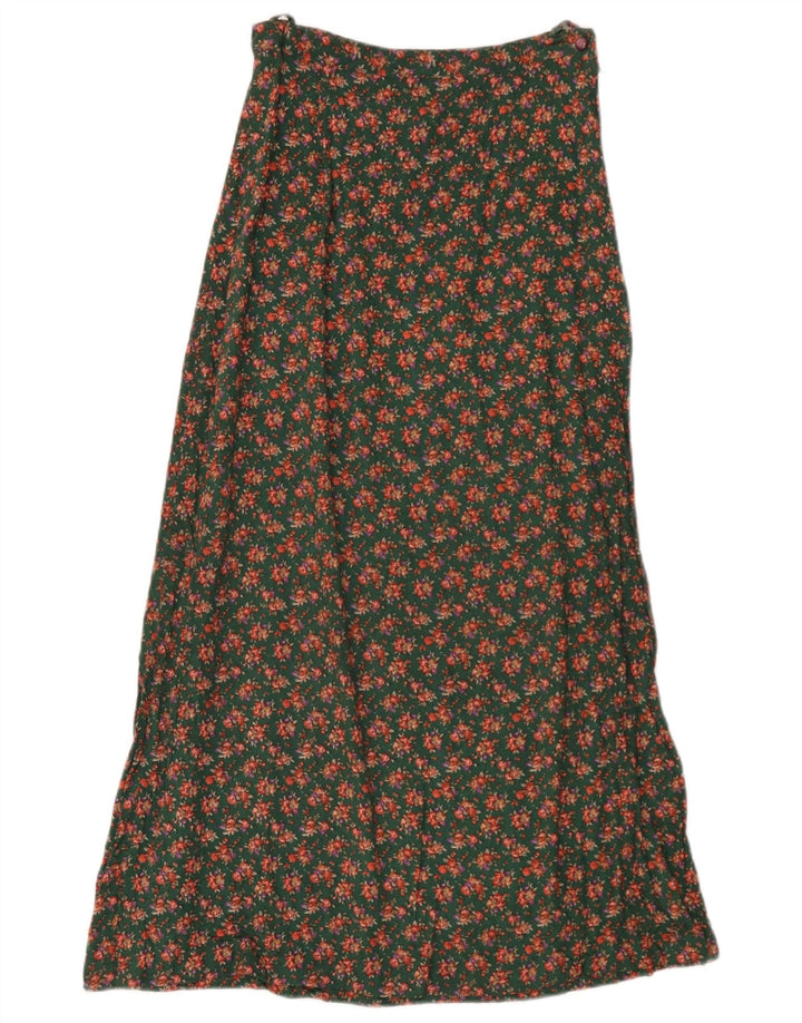 Fusta Maxi Vintage Dama W26 Mica Verde Floral